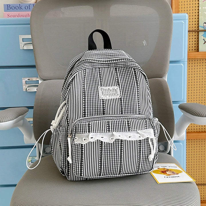 Cute Plaid Design Backpack Kalsten