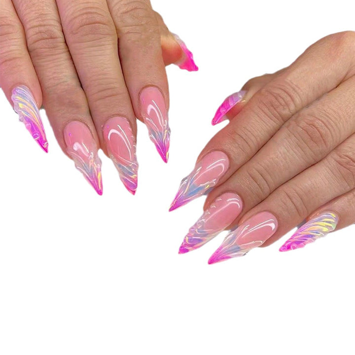 Artistic Stiletto Nail Extensions Kalsten