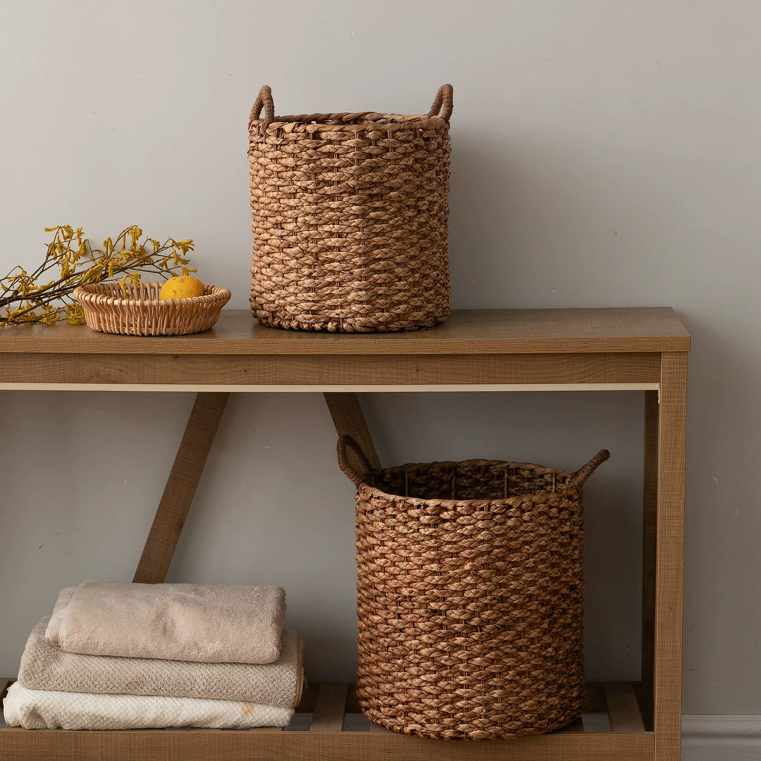Round Woven Storage Bin Kalsten