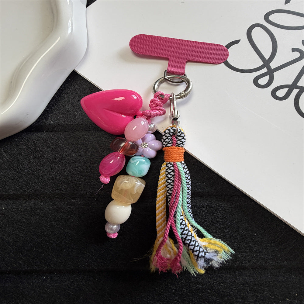 Decorative Beaded Charm Keychain Kalsten 1790134862