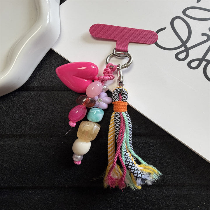 Decorative Beaded Charm Keychain Kalsten 1790134862