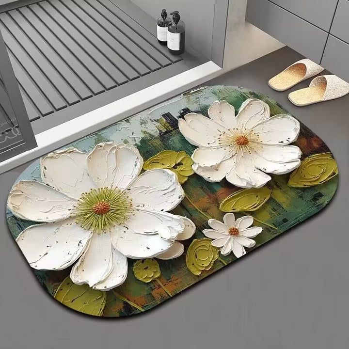 Non-Slip Flower-Shaped Bath Mat Kalsten