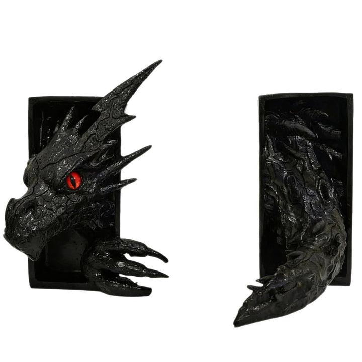 Dragon-Themed Bookend Sculpture