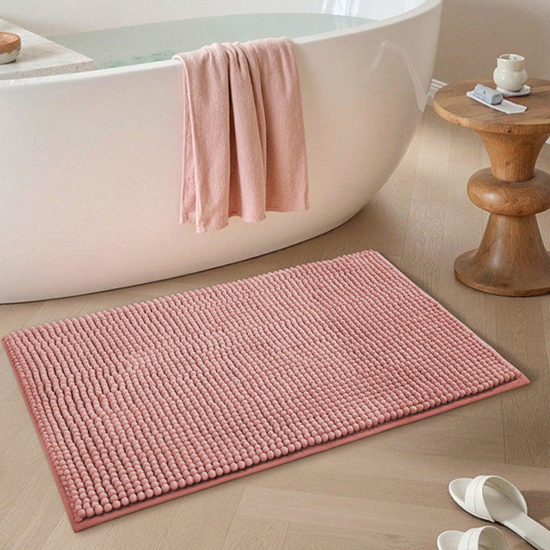 Plush Textured Bath Mat Kalsten