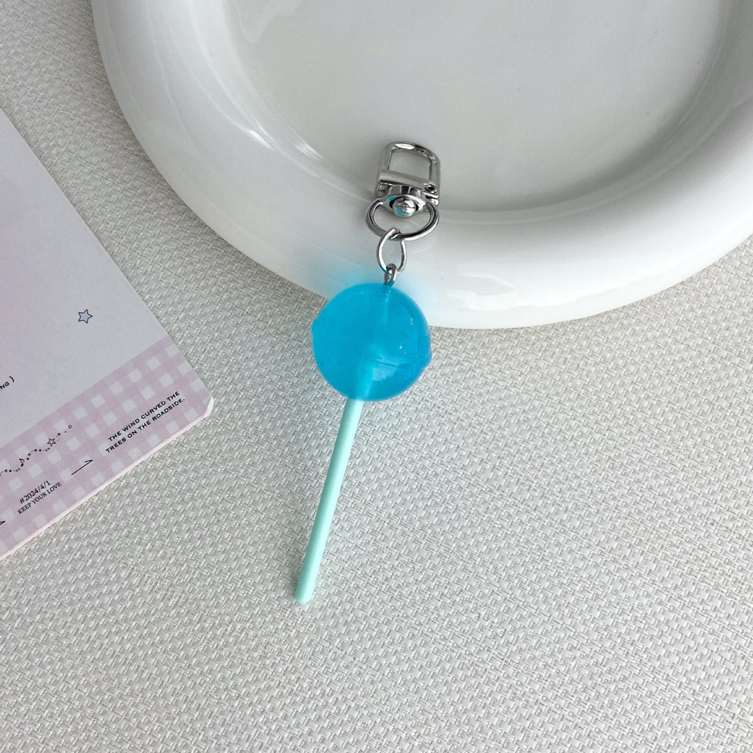 Lollipop-Inspired Charm Keychain Kalsten