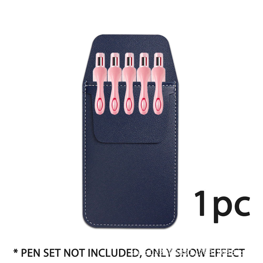 Stylish Leather Pencil Case Holder