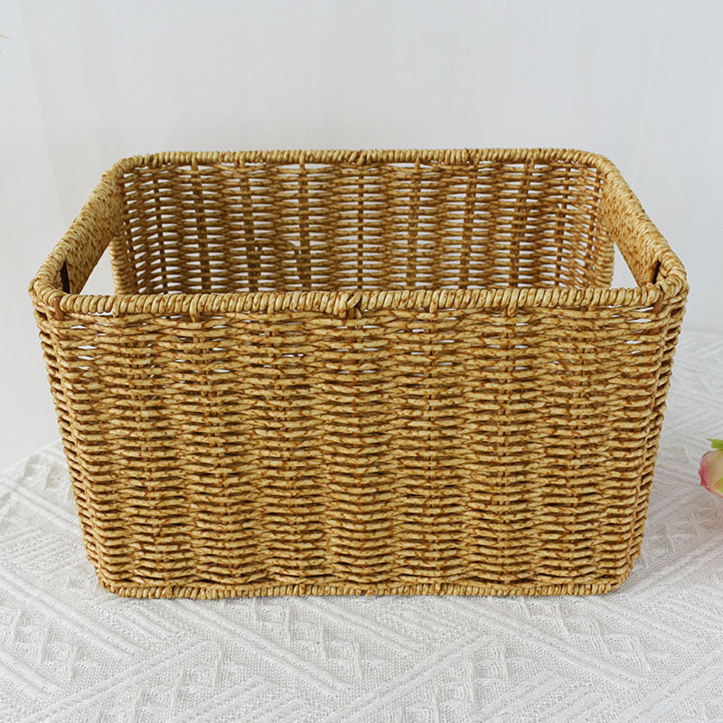 Handcrafted Natural Wicker Storage Basket Kalsten