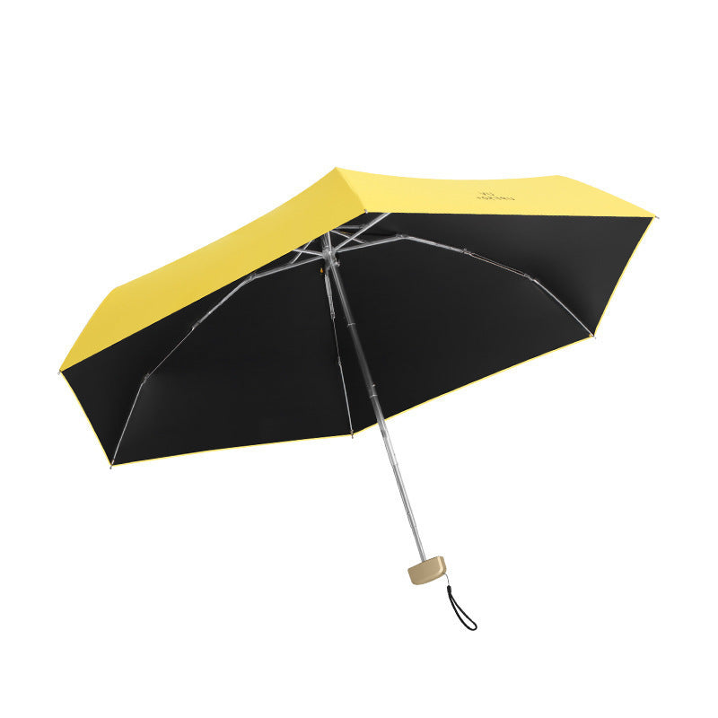 Women's compact rain and sun protection umbrella with carrying case Kalsten