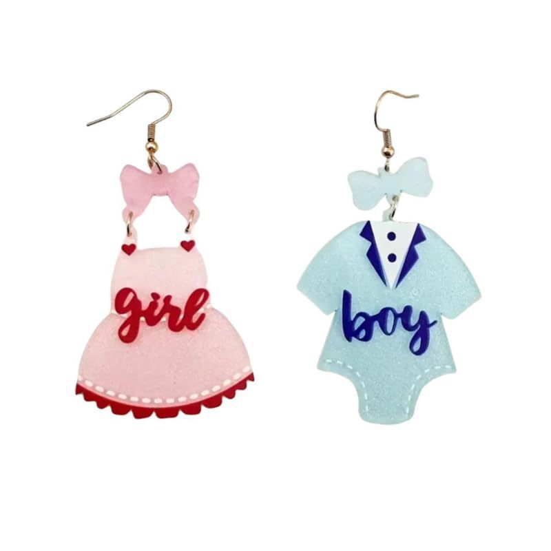 Playful Dress-Shaped Dangle Earrings Kalsten