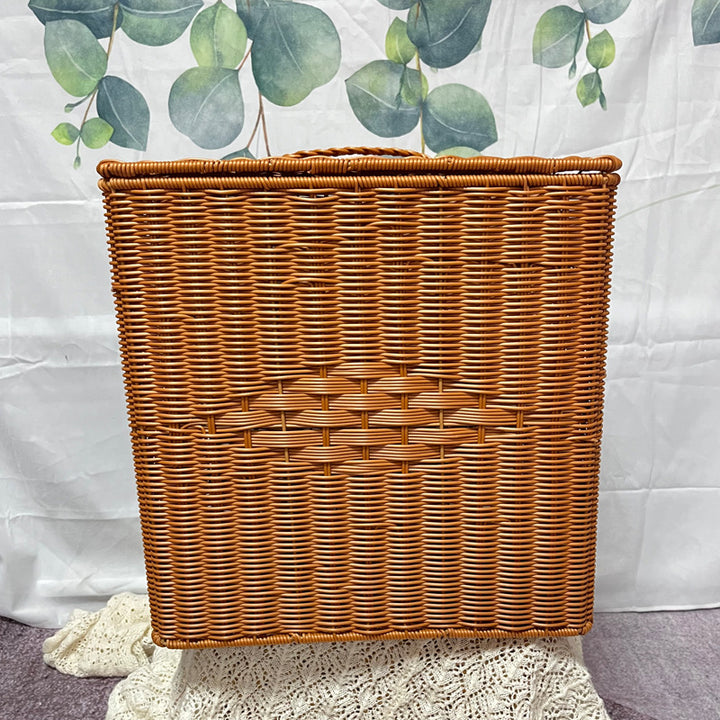 Handcrafted Wicker Storage Basket Kalsten