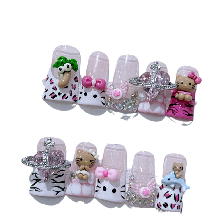 Creative 3D Nail Art Decor Set