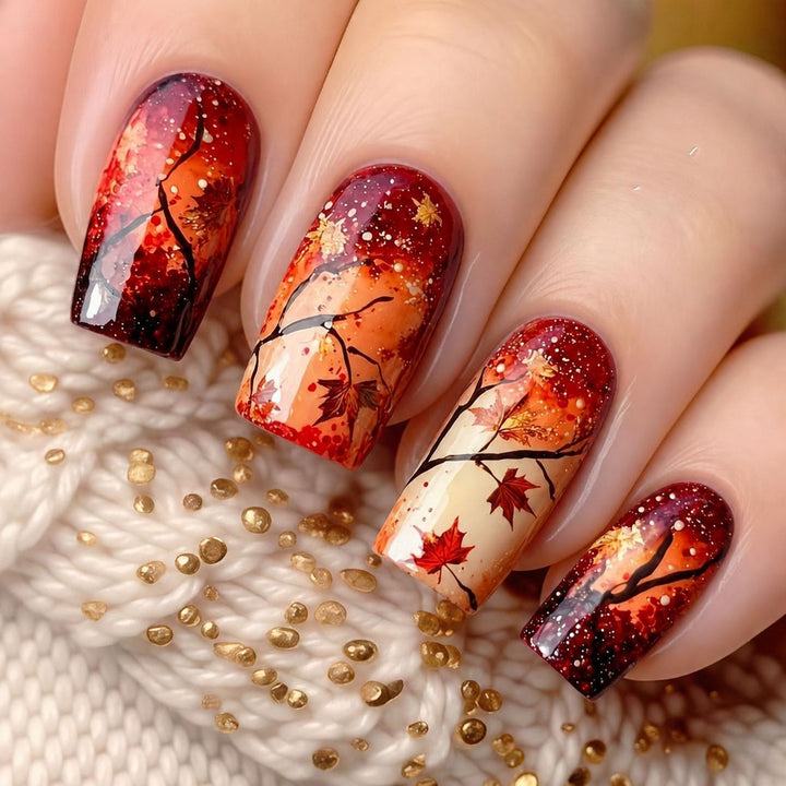 Artful Autumn Art Nails Kalsten