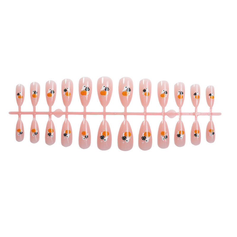 Artificial nail set with playful panda design Kalsten