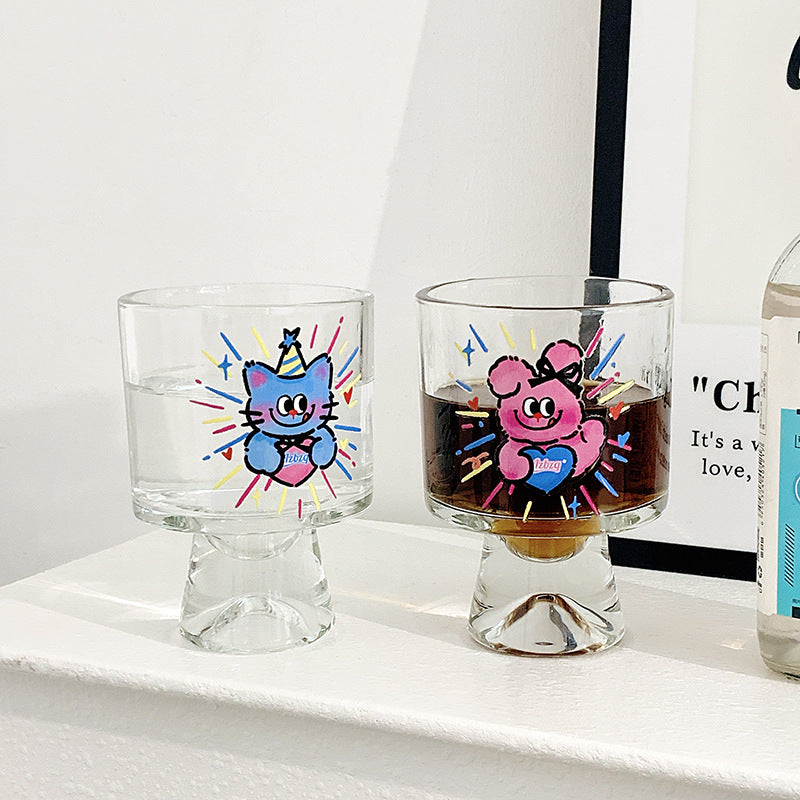 Funny and Creative Drinking Glass with Unique Animal Design Kalsten