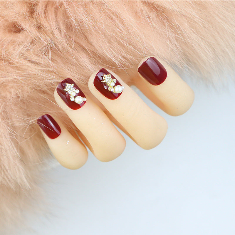 Glamorous Decorative Press-On Nail Art Set
