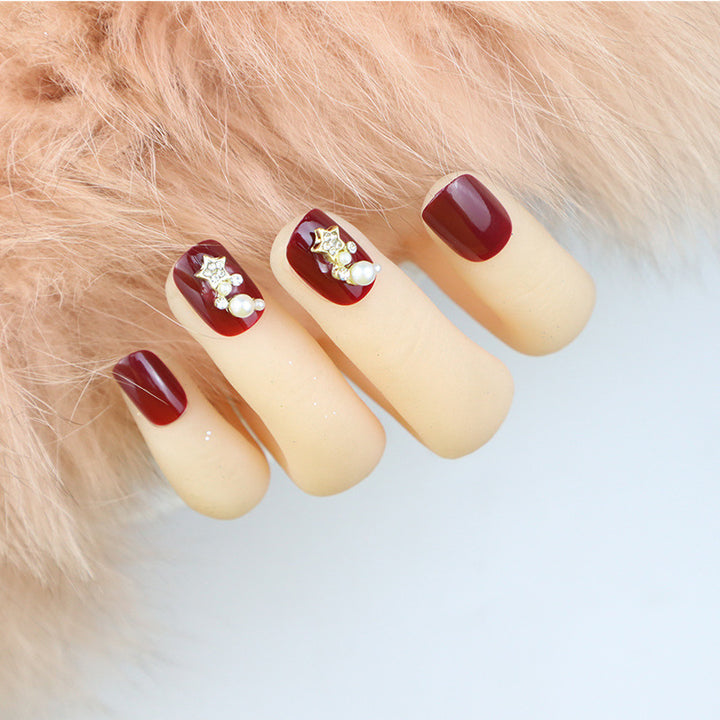 Glamorous Decorative Press-On Nail Art Set