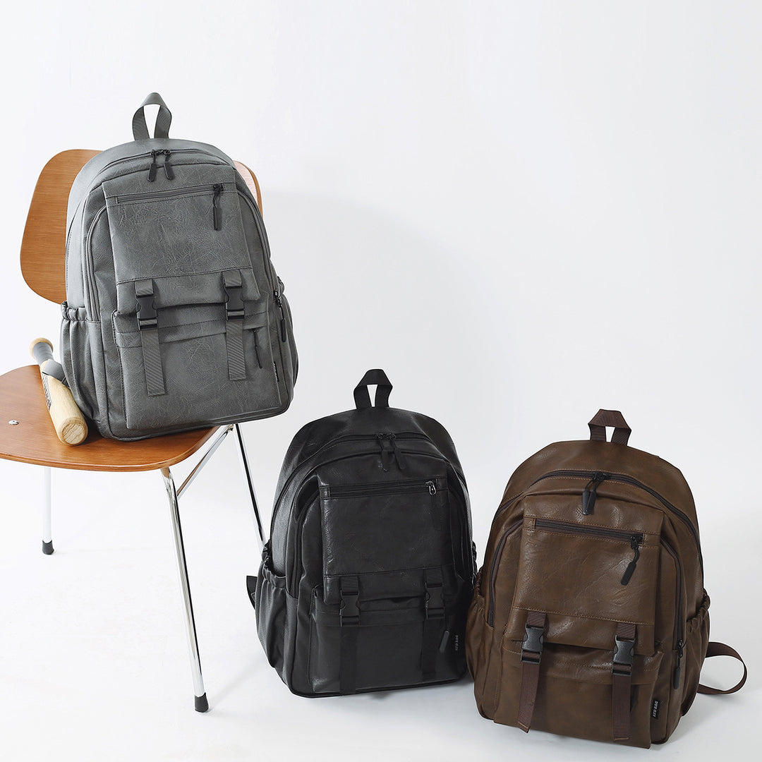 Stylish Multi-Functional Leather Backpack Kalsten