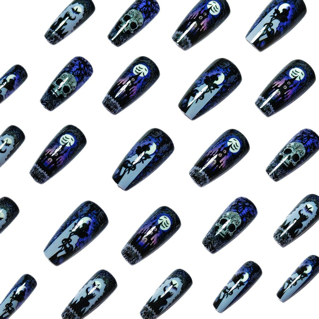 Gothic Themed Nail Art Kalsten