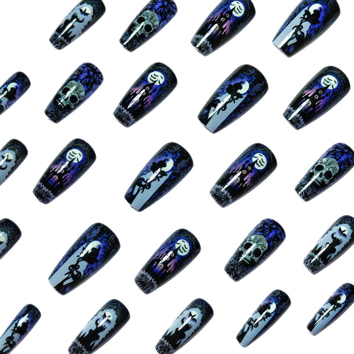 Gothic Themed Nail Art Kalsten