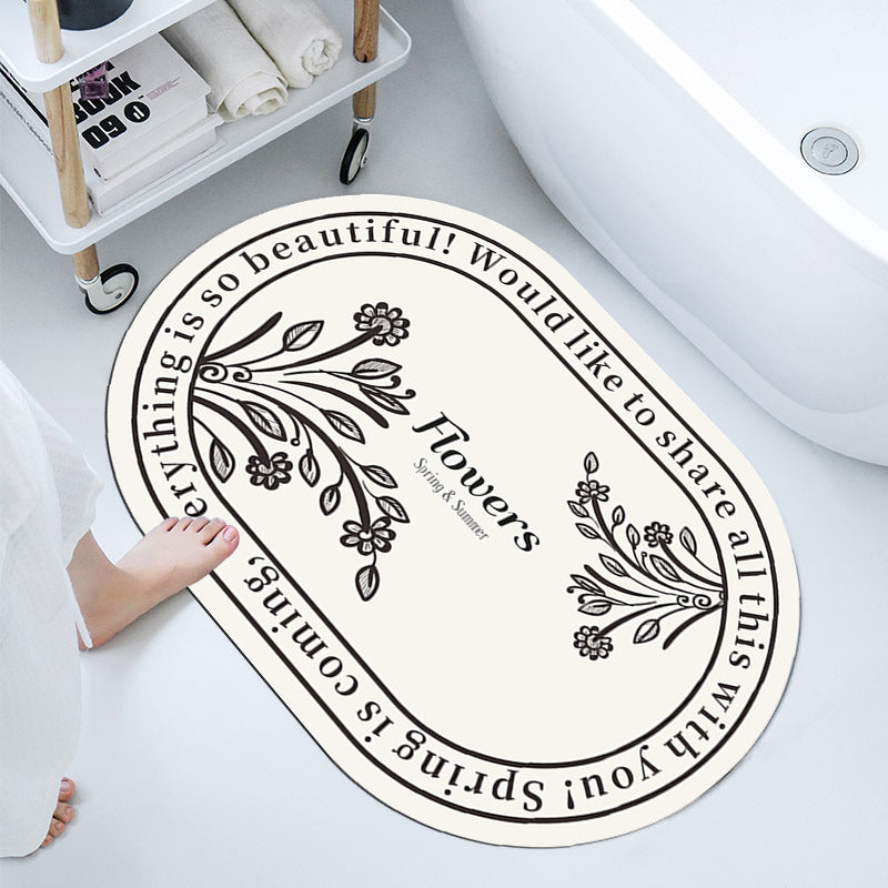 Elegant Decorative Bathroom Mat