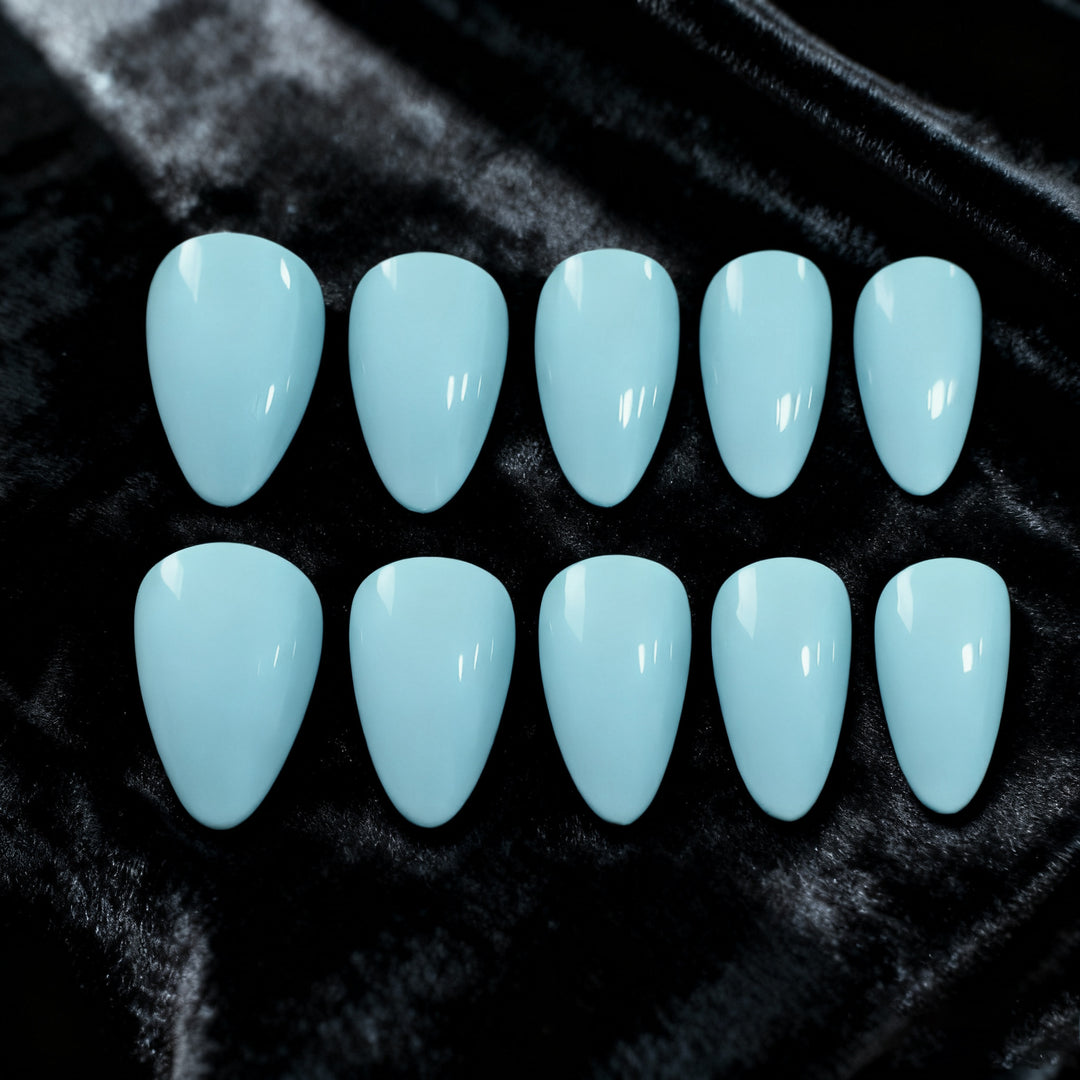 Elegant Glossy Stiletto Nail Enhancements Kalsten