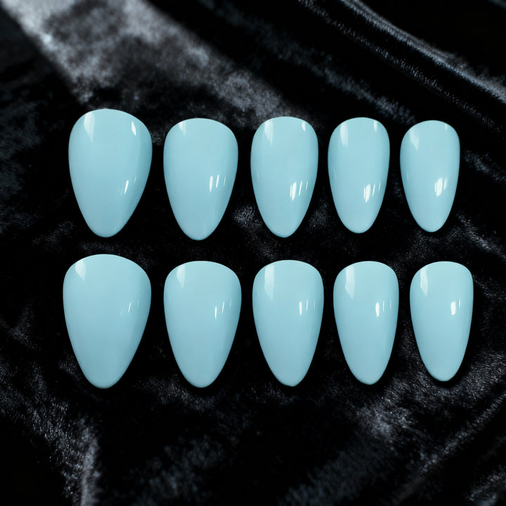 Elegant Glossy Stiletto Nail Enhancements Kalsten