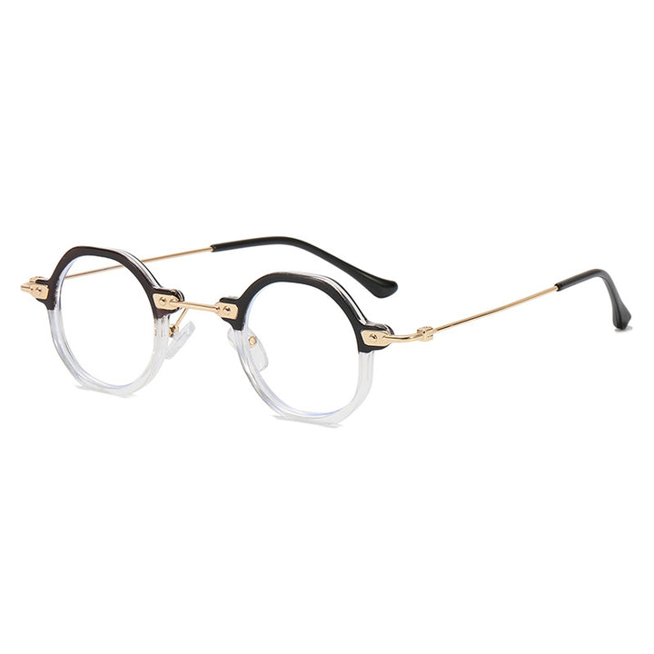 Women's designer sunglasses with hexagonal frame and luxurious metal accents Kalsten