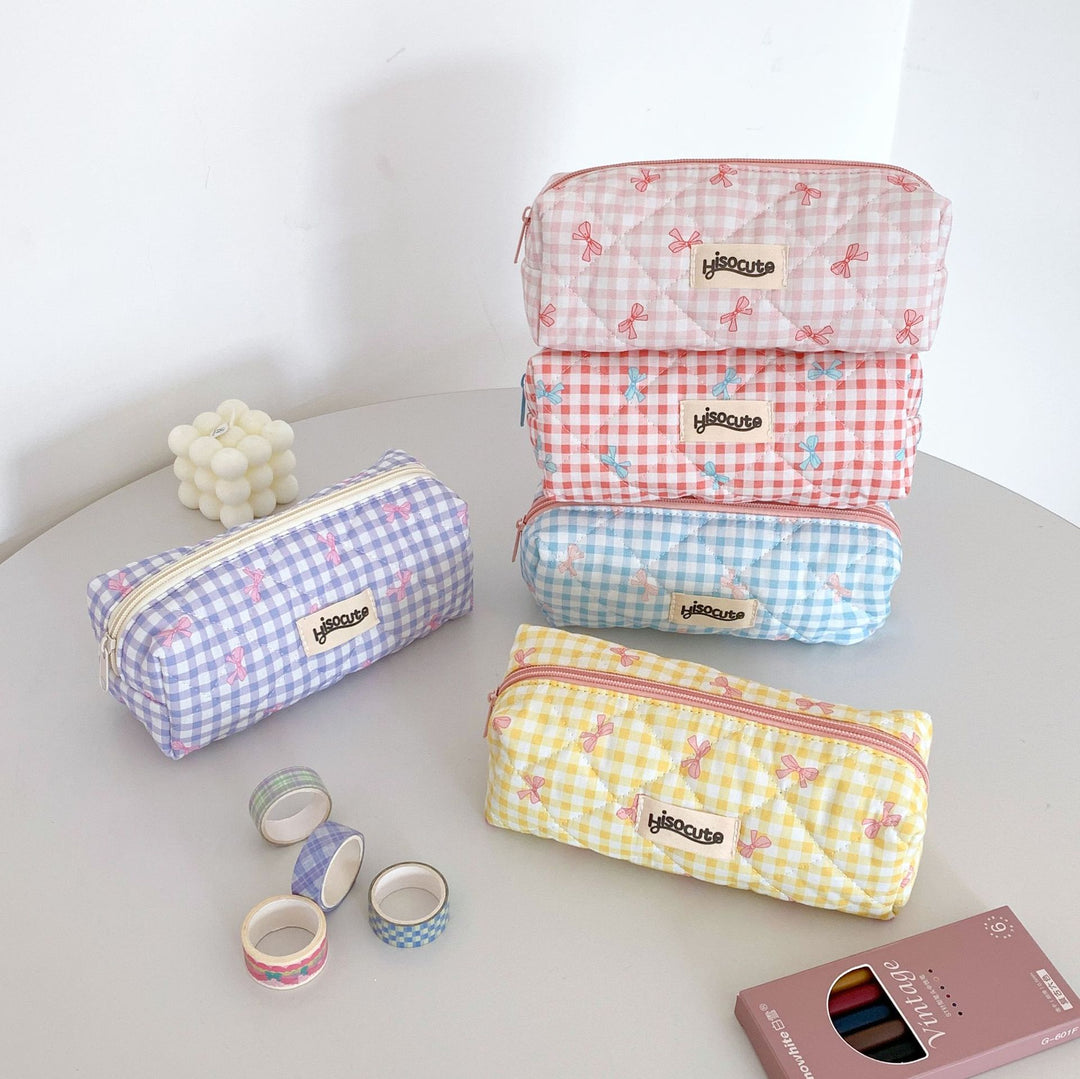 Stylish Quilted Pencil Case Kalsten