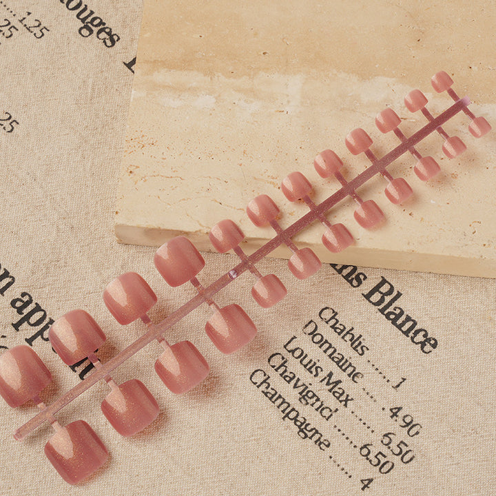 Premium Glossy Square Press-On Nail Set Kalsten