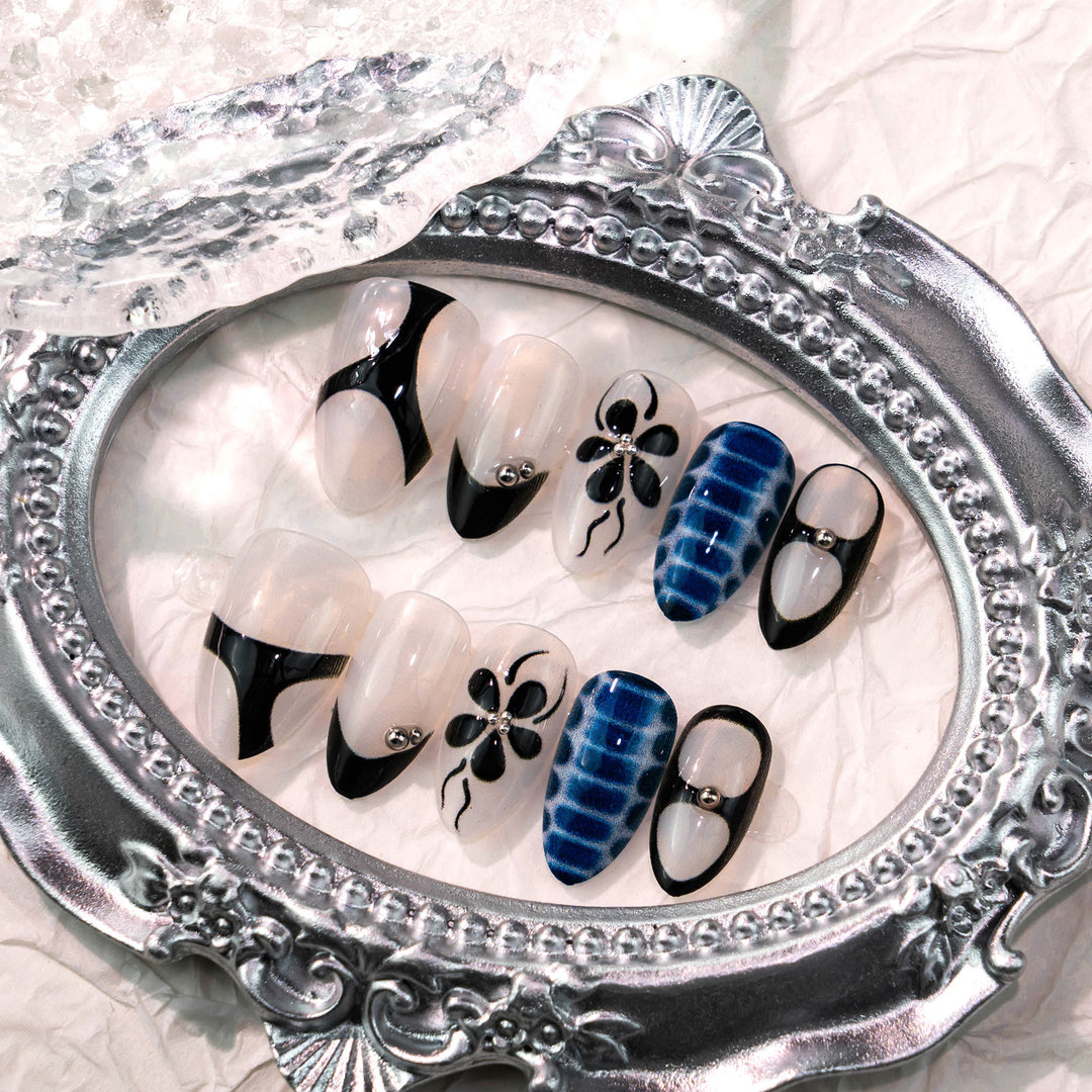 Artistic Contemporary Press-On Nail Set