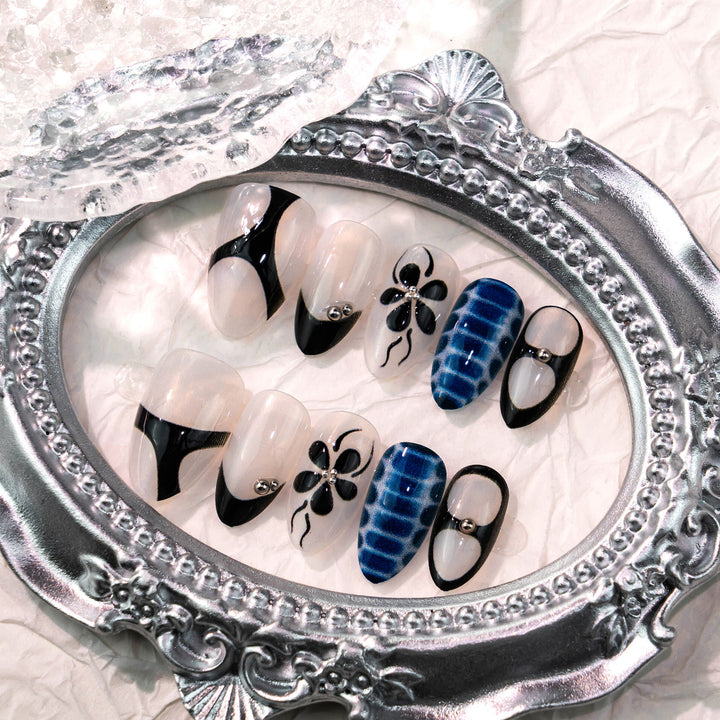 Artistic Contemporary Press-On Nail Set