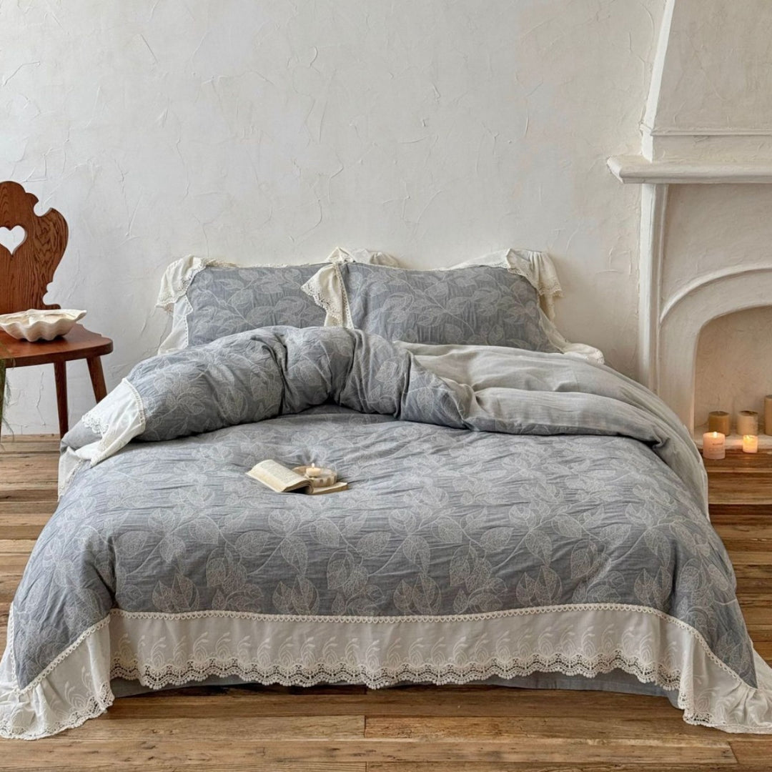 Cotton‑Linen Bedding Set