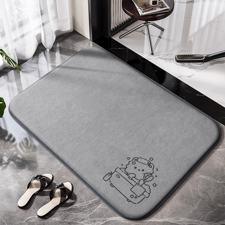 Cute Cartoon Bear Bath Mat Kalsten