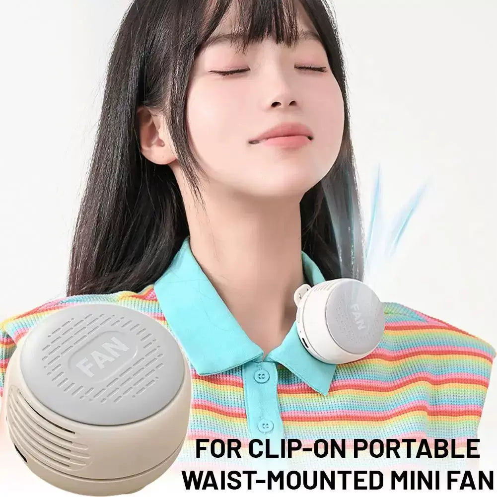 Unisex one size compact portable personal cooling fan with USB rechargeable battery and adjustable louvers Kalsten