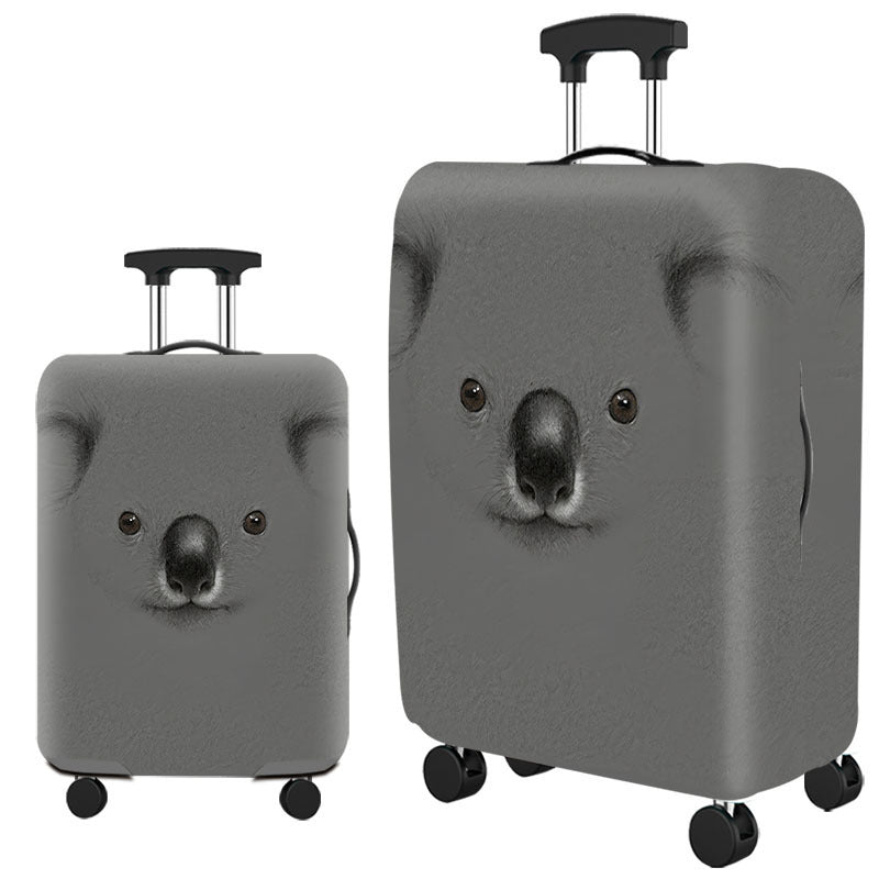 Unisex Hard-shell Suitcase with Playful Hedgehog Design Kalsten