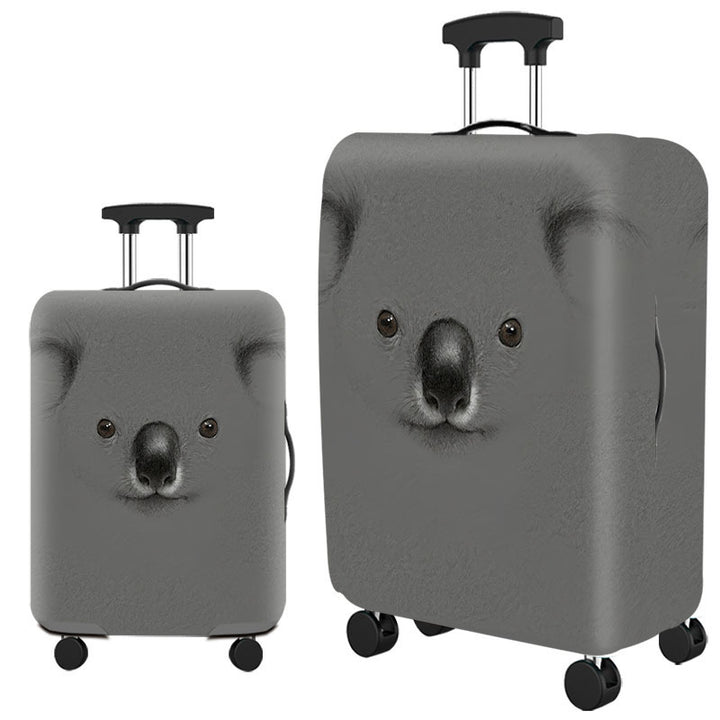 Unisex Hard-shell Suitcase with Playful Hedgehog Design Kalsten