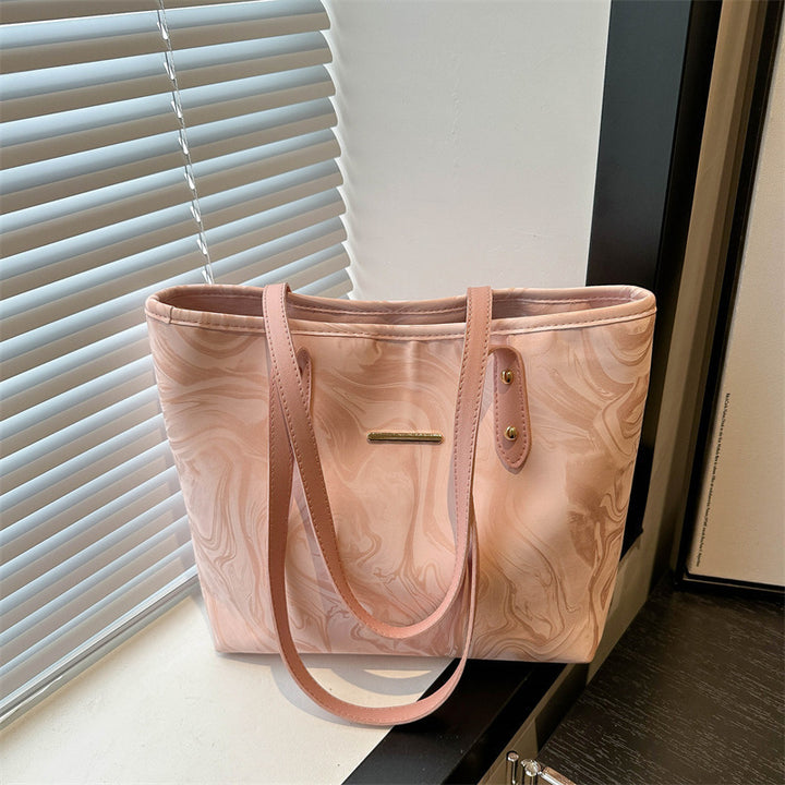 Stylish Marble Pattern Tote Bag Kalsten
