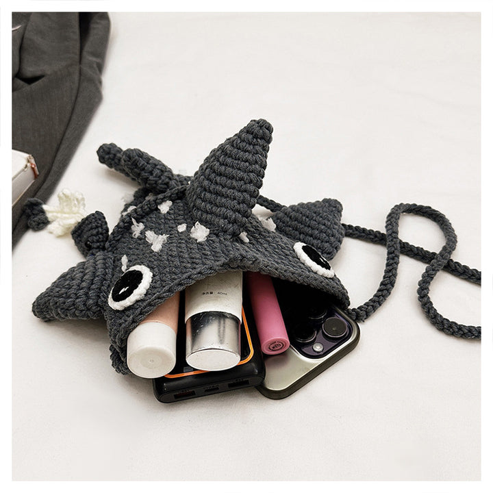 Cute Whale-Themed Crochet Mini Backpack