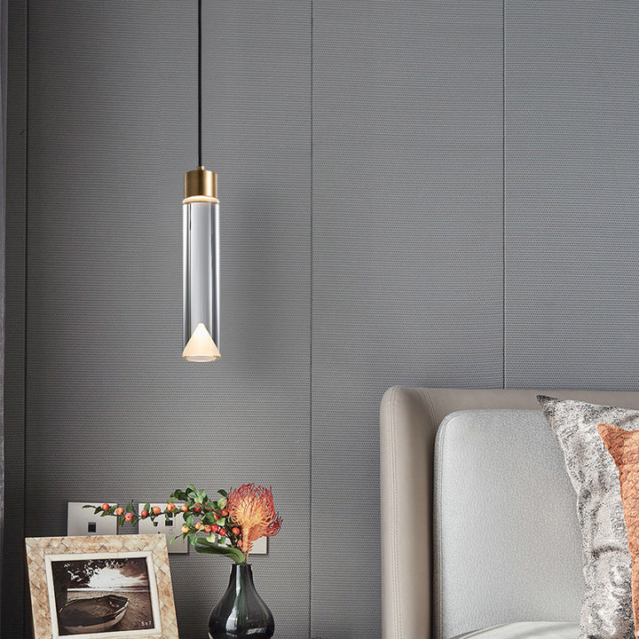 Elegant Cylindrical Pendant Light
