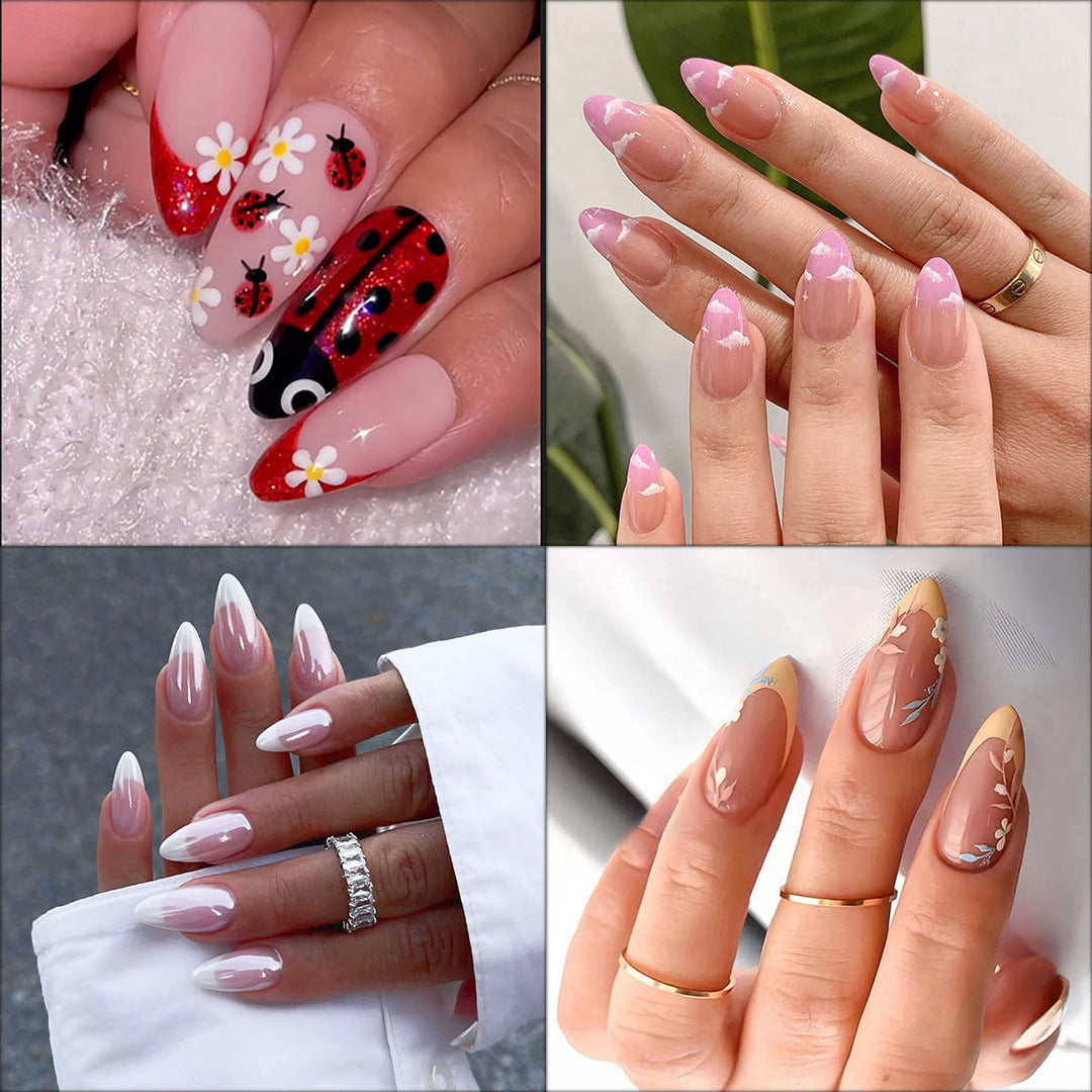 Stiletto Glossy Press-On Nails