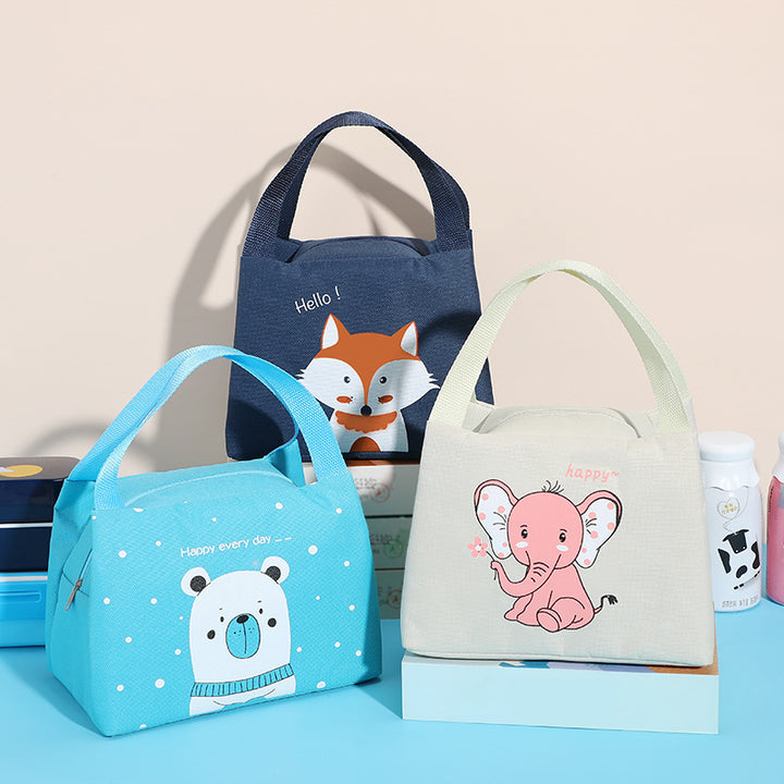 Cute Cat-Themed Insulated Lunch Bag