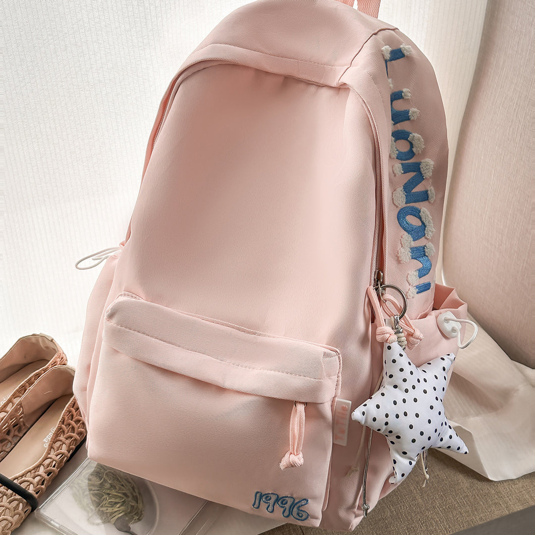 Stylish Embroidered Back-to-School Backpack Kalsten