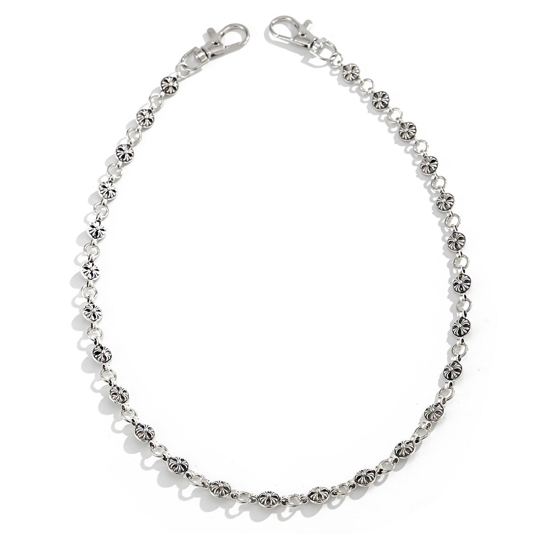 Fashionable chain necklace with glitter details Kalsten