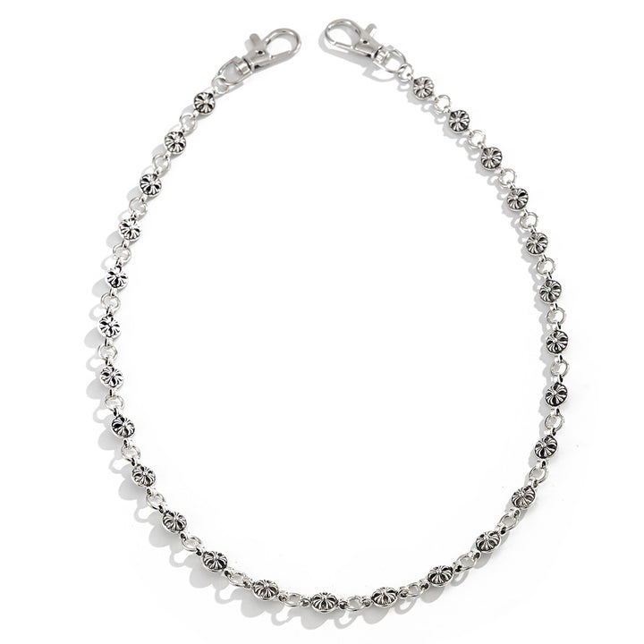 Fashionable chain necklace with glitter details Kalsten