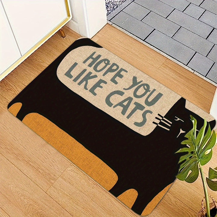 Cat-Themed Decorative Doormat Kalsten