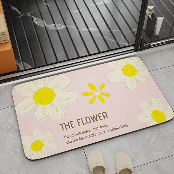 Inspirational Quote Bath Mat Kalsten