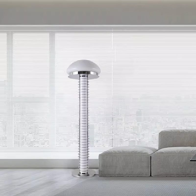 Modern Table Lamp with Dome Shade and Sleek Base