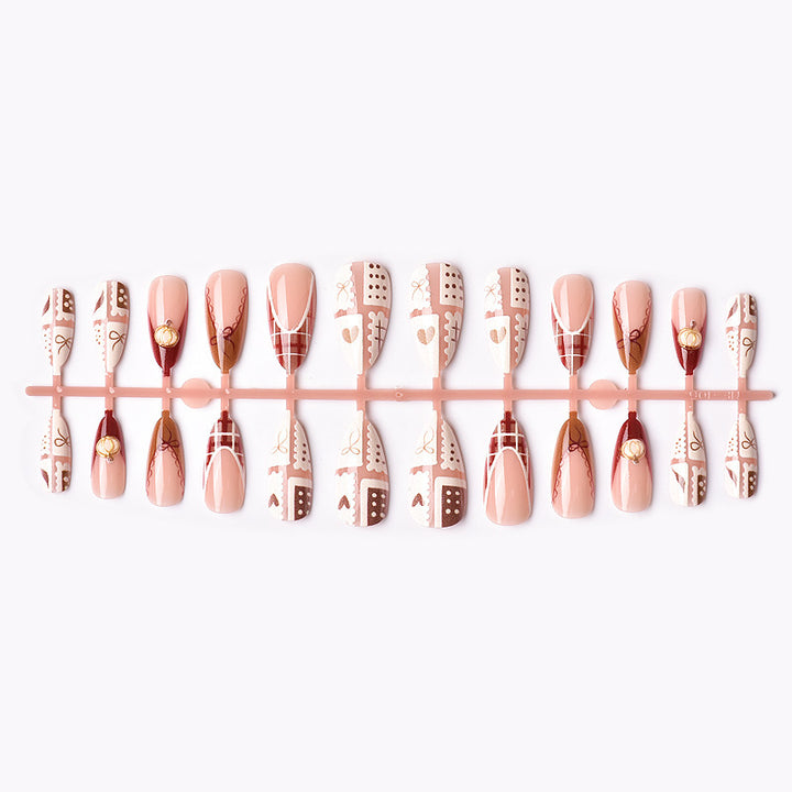 Artistic Themed Press-On Nail Art Kalsten