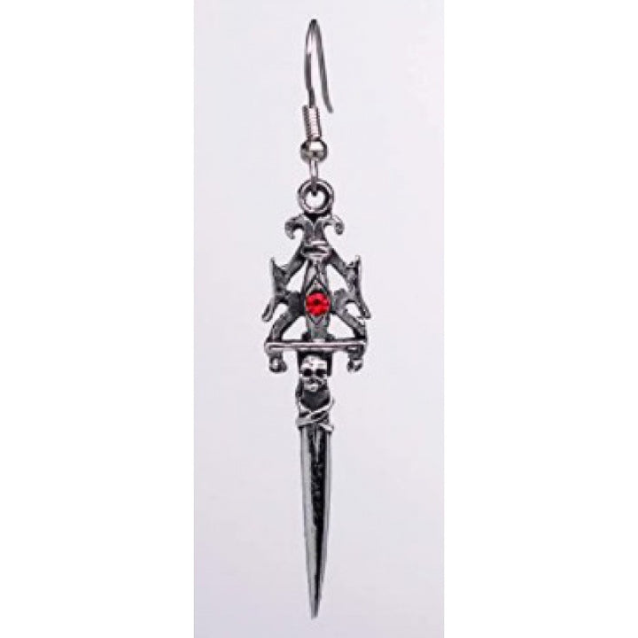 Gothic Statet Skull Earrings Kalsten