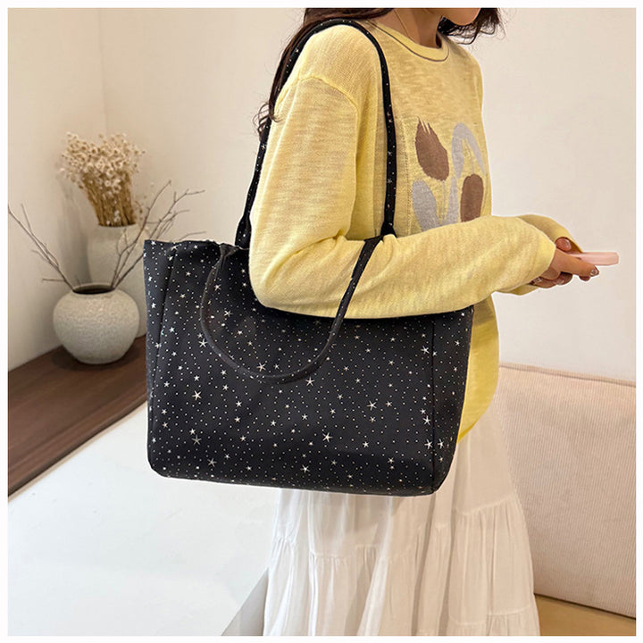 Stylish Star-Patterned Tote Bag Kalsten